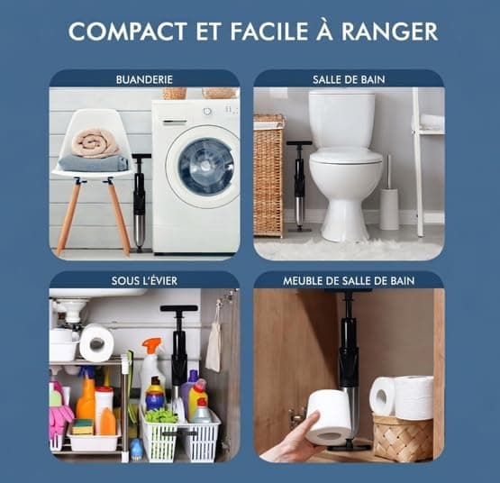 DRAINx Pro Kit Débouchage Canalisation 7 en 1 avec Furet Métallique, Gants et Masques