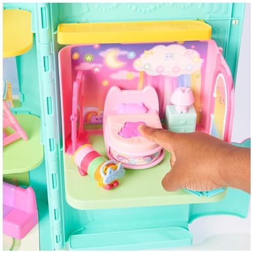 Gabby et la Maison Magique - Gabby Dollhouse - Playset La Chambre Polochat - 1 Figurine + Accessoires - Pièce Pour Maison de Poupée - Dessin Animé Gabby Et La Maison Magique - Jouet Enfant 3 Ans et +