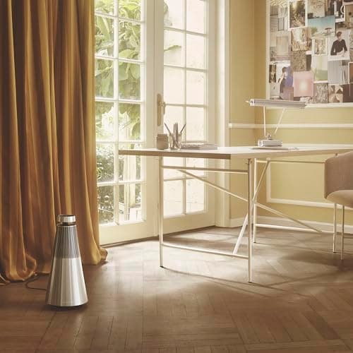 Bang & Olufsen Beosound 2 (3ème Génération) - Enceinte Puissante Bluetooth WiFi Connectée Élégante, une Expérience Sonore à 360 Degrés qui emplit toute la Pièce, Aluminium de haute Qualité - Gold Tone