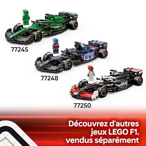 LEGO Speed Champions Voiture F1 Ferrari SF-24 - Jeu de Construction avec véhicule de Course - Inclut minifigurine Collector de Pilote de Formule 1 - Idée Cadeau pour garçon ou Fille 77242