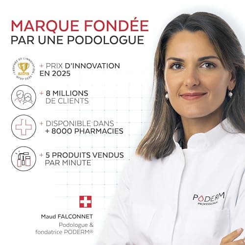 PODERM - MYCOSE ONGLE TRAITEMENT 2en1 | Aux plantes exceptionnelles puissantes antifongiques et réparatrices | Soin professionnel pied/main | Facile & rapide | Swiss Made