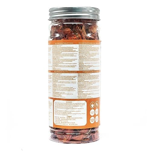 Plant Gift Fragrant Natural Lily Flowers 35G/1.23oz 百合花 Fleurs de lys, fleurs de lys séchées biologiques, thé santé, thé de lys chinois