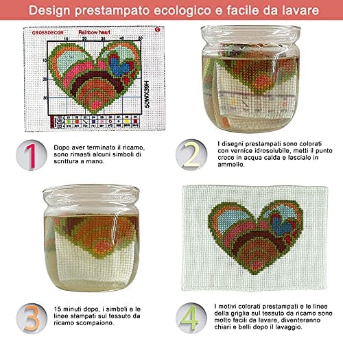 Kits de point de croix estampé bricolage 11CT couture gamme complète de kits de démarrage de broderie pré-imprimés pour les débutants – Grosses fesses 50x42cm