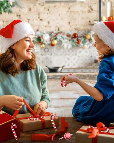 Bixury 12 pcs Canne en Bonbon Rouge et Blanc, Sapin de Noël en Forme de Canne à Sucre d'orge, Canne de Bonbons Plastique à Suspendre, pour décoration Sapin de Noël