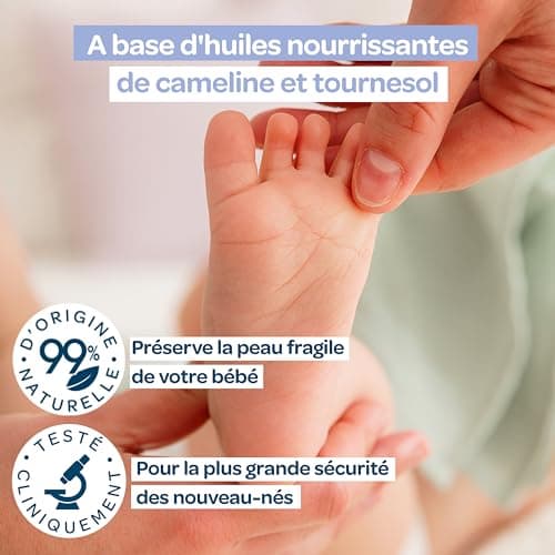 BIOLANE - Huile de massage - Bébé - Détente - Parfum relaxant et apaisant - 99% d'ingrèdients naturels - 50ml - Fabriqué en France, Blanc, 50.00 ml (Lot de 1)