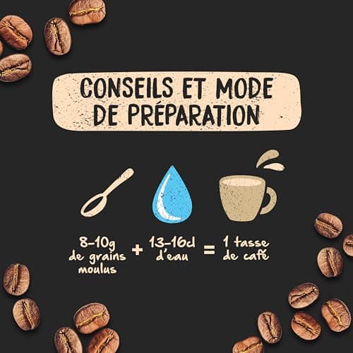 NATURELA - Café Grains Bio - Classique Arabica - 100% Arabica - Gamme Signature - Torréfaction Lente - Fabriqué en France - 1 kg
