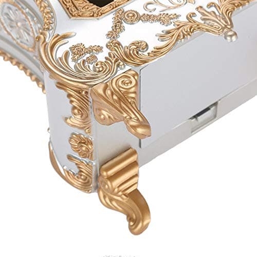 Ruiqas Horloge de Table, Style Vintage, en Plastique, pour Maison, hôtel, Bureau, réveil