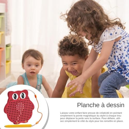 Planche à dessin pour, tableau magnétique pour - Tapis de dessin interactif rouge, jouets magnétiques | Tableau magnétique effaçable, ensemble de jeu éducatif, tablette magnétique réutilisable, jouet