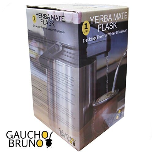 Desktop Flask with Precision Dose Distributeur Gaucho Bruno Ideal for Yerba Mate