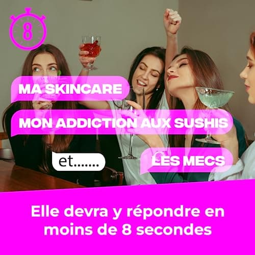 JUDUKU Jeux de société Girl'z Night - Jeux EVJF - Bride to be - Accessoire EVJF - Idée Cadeau EVJF - Enterrement de Vie de Jeune Fille - Jeu de Société