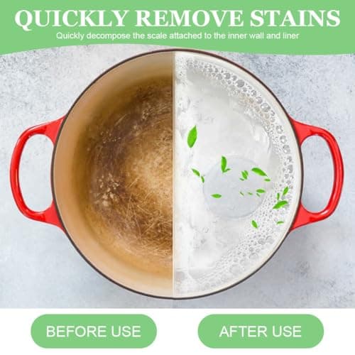 HOTUT Tablettes de Nettoyage pour Bouteilles, 32 Pièces Pastilles de Nettoyage Facile et Pratique, pour Tasses à Café/Eau/Boissons, pour Bouteilles en Acier Inoxydable/Plastique/Céramique/Verre