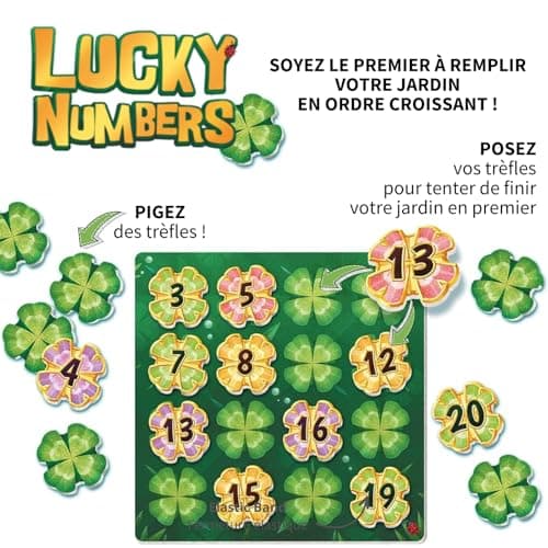 TIKI Editions Lucky Numbers - Jeu de société - Quand Le Sudoku Rencontre Le Loto - Intergénérationnel et idéal pour Toute la Famille