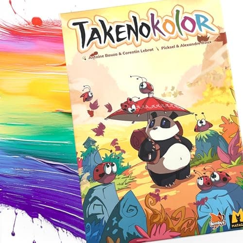 Asmodee - TAKENOKOLOR – Jeu Stratégique pour Enfants dès 8 Ans - 20 Min