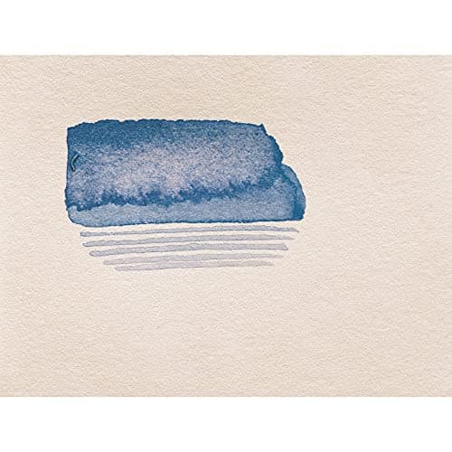 Clairefontaine 96409C Bloc Encollé 4 Côtés Fontaine - 25 Feuilles Papier Aquarelle Blanc 100% Coton Grain Demi-Satiné Qualité Professionnelle 42x56 cm 300g