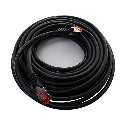1aTTack.de 10x 0,5m - Câble patch câble réseau Cat 6 Cat6 RJ45 SFTP - noir