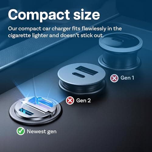 MMOBIEL USB-C Adaptateur Chargeur Voiture – 45W Allume Cigare USB Charger Rapide - Chargeur Téléphone Auto Compact - Double Chargeur USB Compatible avec iPhone 16 15 14 13 Pro Max, Samsung S24 S23 S22