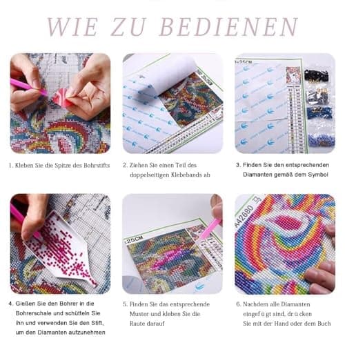 CleverFine Diamond Painting Personnalisé Photo, Broderie Tableau Diamant Painting Personnaliser Peinture Perle (Diamants ronds, 30 * 30cm)