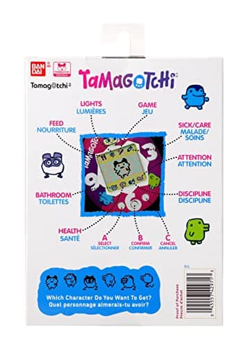 Bandai - Tamagotchi - Tamagotchi Original - Berry Delicious - Animal électronique virtuel avec écran Couleur, 3 Boutons et Jeux - Jouet Animal interactif en Français - Jouet Enfant 8 Ans et + - 42971