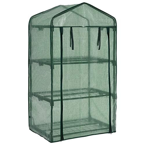 Keketa Mini serre à 3 niveaux pour jardin - 69 x 49 x 125 cm