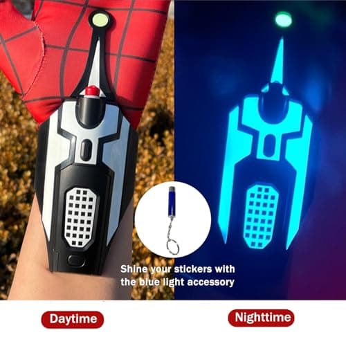 Lanceur de Toile D'araignée de Lanceur de Tireur de Web, Gant de Lanceur, Gadgets Cool, Gant de Cosplay, Spider-Mans Shooter,Jouet de Tir À Cordes, idéal pour Les Hommes et Les Enfants