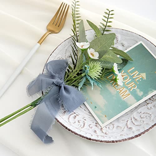 CHUQING Lot de 3 Rouleaux 3,8 cm x 6 m Ruban Cadeau vin Rouge foncé pour Mariage, Festival, Bordeaux, Emballage Cadeau, Ruban Mousseline de Soie, Bouquet de Fleurs Rouge foncé, Invitation Mariage