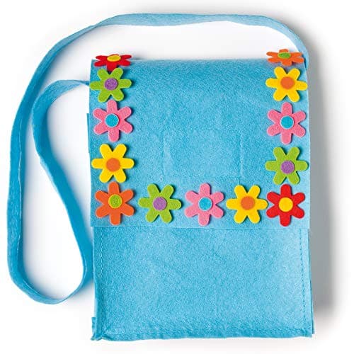 Baker Ross Fleurs autocollantes en Feutrine (Lot de 60) - Matériel créatif pour enfants et adultes