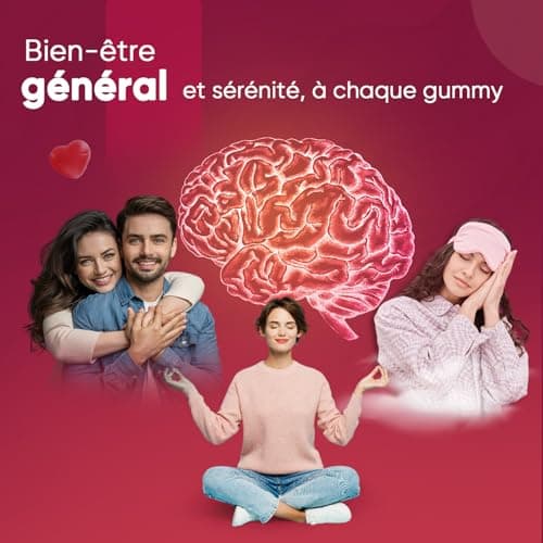 Ashwagandha Gummies 1200mg/Jour - 120 Gummies Vegan Pour 2 Mois - 30:1 Extrait d'Ashwagandha - Ginseng Indien Puissant, Goût Framboise et Sans Gluten - Gommes à Mâcher Withania Somnifera Efficace