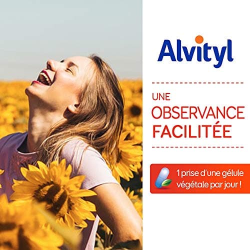 Alvityl - Veino-Draine - Circulation, Action drainante, Jambes légères - Vigne rouge - 93% de satisfaction- 30 gélules