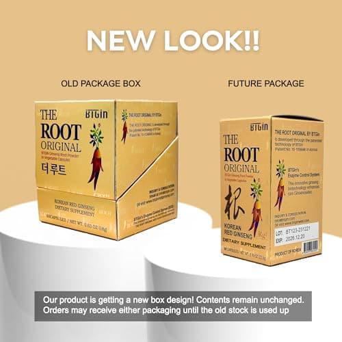 [BTGIN] Authentiques capsules de ginseng Coreen enrichies en Rg3 par fermentation d’enzyme – 100% poudre 18000mg - The Root Original
