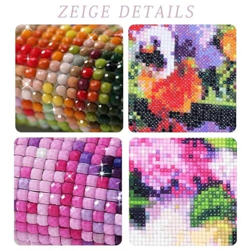CleverFine Diamond Painting Personnalisé Photo, Broderie Tableau Diamant Painting Personnaliser Peinture Perle (Diamants ronds, 30 * 30cm)
