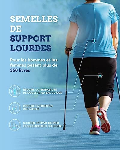 Semelle Talon Douleur, QBK Talonnettes Orthopédiques Talon, Soulagement des Douleurs Pied, Épine Calcanéenne, Pronation, Confortables Unisexe Utilisation Quotidienne M