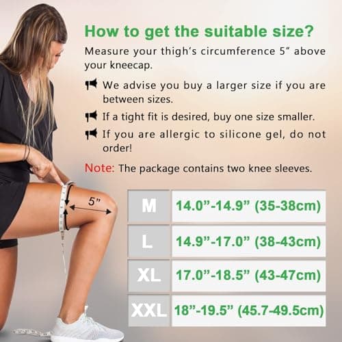 beister Genouillères Sport Hommes & Femmes Attelle Genou, Respirantes Antidérapantes Élastique Compression Genouilleres Médicales pour Mouvement, La course, Déchirure du Ménisque, Arthrite