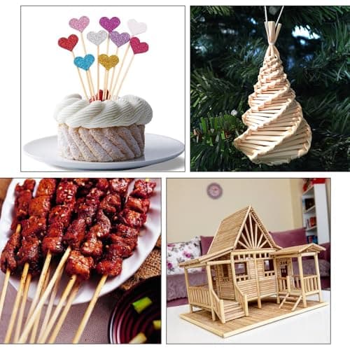 100 Pièces Batonnet en Bois 30cm, Baguette Bois, Bâtons en Bois Ronds, Baton Bois, Bâtonnets de Bois, Bâtons de Bricolage, Bâton Bois Rond Naturel, Bâtonnets pour DIY Artisanat Modélisme Construction