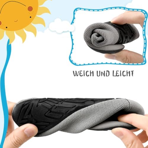 Kyopp Garcon Chaussettes Chaussures Fille Respirant Chaussons Antidérapante Chaussons Bébé Enfant Mixte Enfant(Renard 26/27EU)