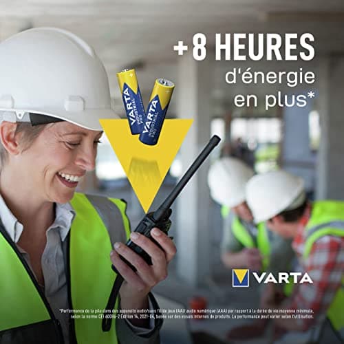 VARTA Piles AA, lot de 40, Industrial Pro, Batterie Alcaline, 1,5V, pack de stockage en emballage écologique, Made in Germany [Exclusif sur Amazon] | Mignon-Piles LR6, Made in Germany, conservation jusqu'à 10 ans, pour l'industrie, atelier, appareils de mesure