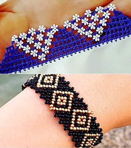Lot de 3300 perles de rocaille en verre de 3 mm - Couleur métallique - 8/0 - Perles poney transparentes pour enfants - Bronze
