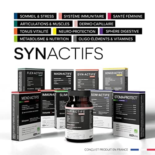 ARAGAN Synactifs Lot de 3 Circactifs | Complément Alimentaire Circulation, Jambes Lourdes | Vigne Rouge, Raisin, Citron, Sélénium, Huile essentielle | 90 gélules | 2 mois de prise Fabriqué en France