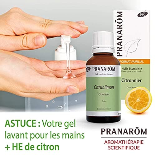 Pranarôm - Huile Essentielle Citronnier BIO - Digestion - 100% Pure Et Intégrale - HECT - 30 ml