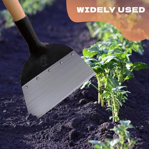 Pelle de Nettoyage de Jardin Multifonction, Multifonctionnelle Outil de Désherbage,Pelle Jardinage,Convient pour Désherber, Pelleter la Neige, Nettoyer Les Fermes (23cm)