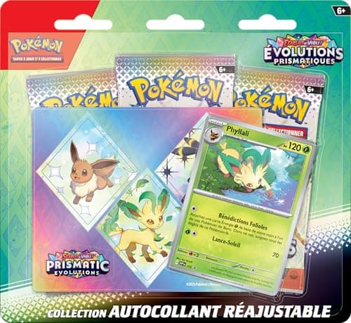 Pokémon, Collection Autocollant réajustable, Multicolour