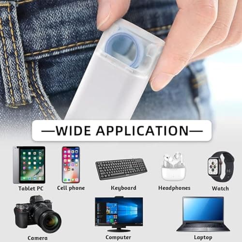 CPSYTE Kit Nettoyage Clavier, 7 en 1 Kit Nettoyage PC Multifonctionnelle, Keyboard Cleaner Nettoyage Clavier avec Brosse, pour Téléphones, Laptop, Écouteur, Outil Compact Multifonctionnel