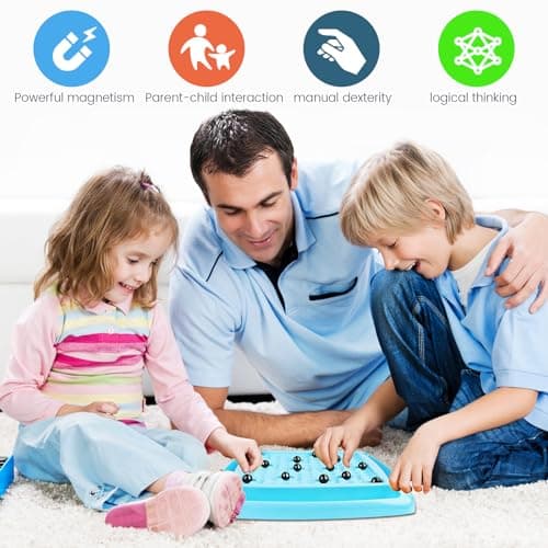 Darryy Echec Mmagnetique, Jeu Echec Magnetique Contient 30 Pièces, Échiquier Magnétique, Magnetic Jeu, Jeux Parents-Enfants, Jeux familiaux, Jeux de Société