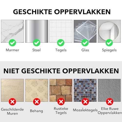 saffruff Étagère Salle de Bain sans Percer,Lot de 2,Support Adhésive