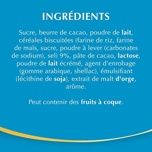Lindt - Sachet de billes Céréales Soufflées SENSATION CRISPY - Chocolat au Lait, 140g