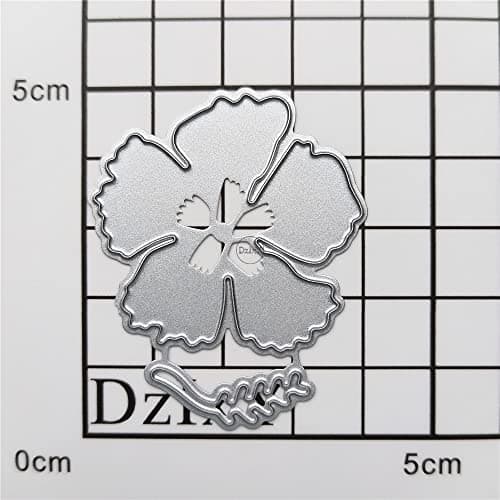 DzIxY Matrices de découpe en métal en forme de mosaïque de fleurs pour tampons transparents et matrices de découpe en métal pour la fabrication de cartes, le scrapbooking, les fournitures de papier