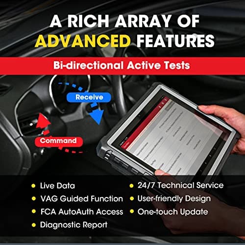 LAUNCH X431 Pro5 Valise Diagnostic Auto, Outil de Programmation J2534 sans Restriction IP, 50+ Fonctions Réinitialisation, Codage ECU, Fonctions Guidées, Personnalisation, Test Actif, Antidémarrage