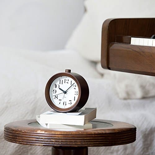 Lemnos WR09-15 Riki Alarm Clock Réveil Brun