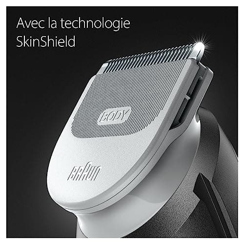 Braun Tondeuse Pour Le Corps Series 5 5370, Tondeuse Pour Le Corps Pour Homme, Pour Un Rasage Doux Du Corps