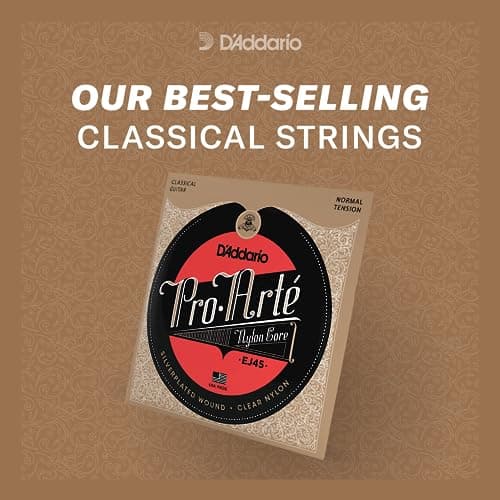 D'Addario Corde Guitare Classique - Cordes Pro-Arte EJ45 - en nylon - Normale