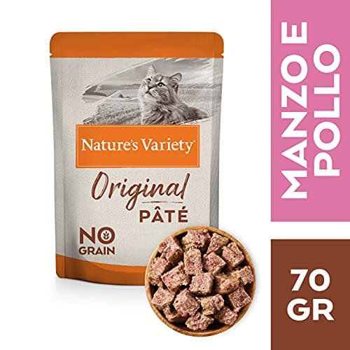 Natures Variety Original No Grain - Emballage multiple de pâtés pour chats adultes - 3 emballages multiples de (12 x 70 g)- lot de 3